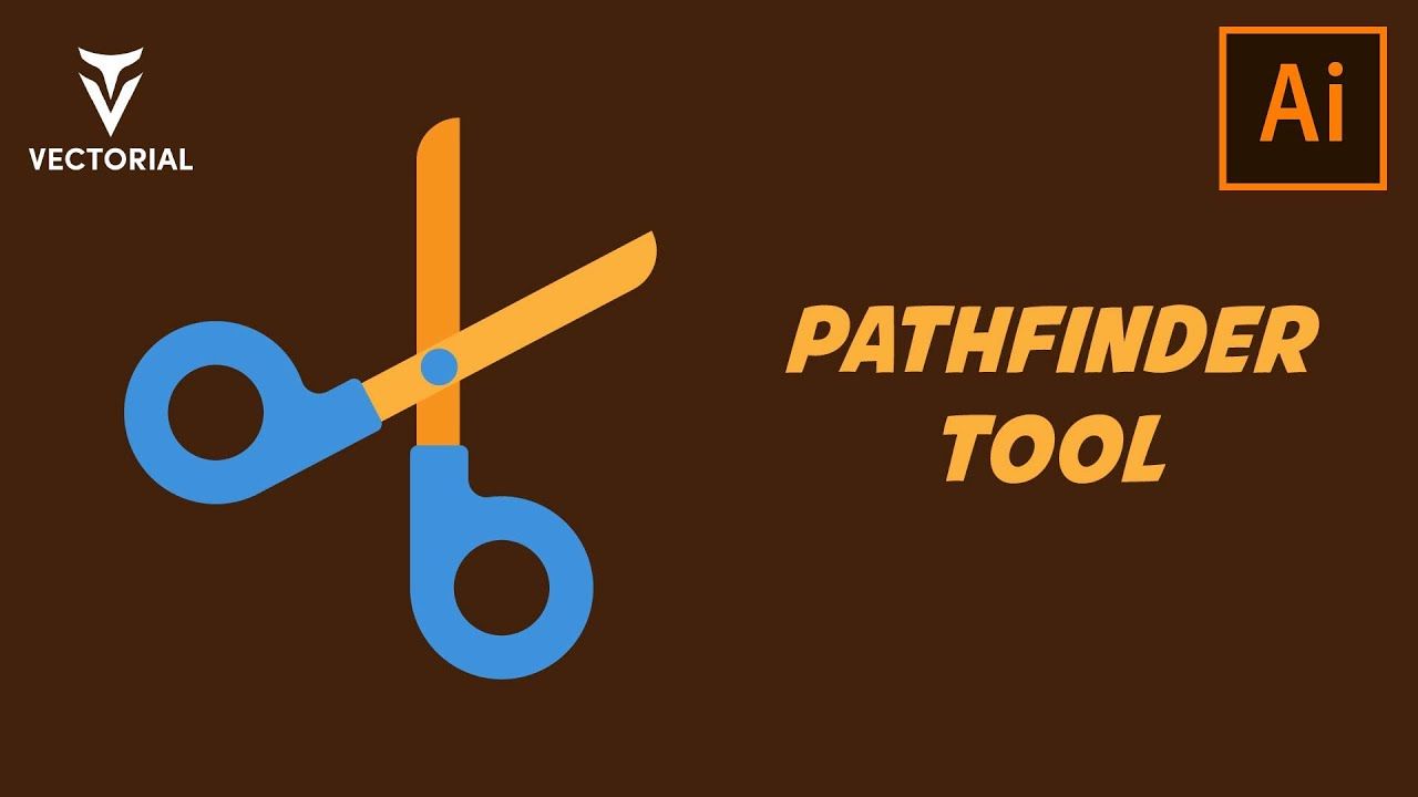 How to make a scissors in Adobe Illustrator – Pathfinder Tool