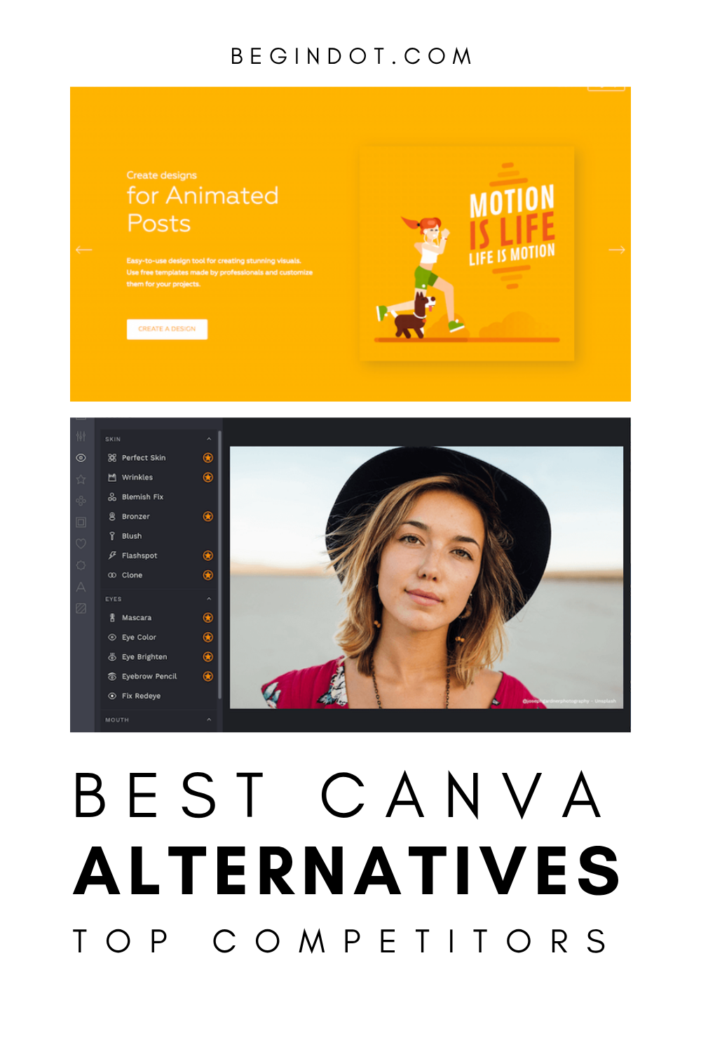 18 Best Canva Alternatives for Stunning Graphic Design By Begindot
