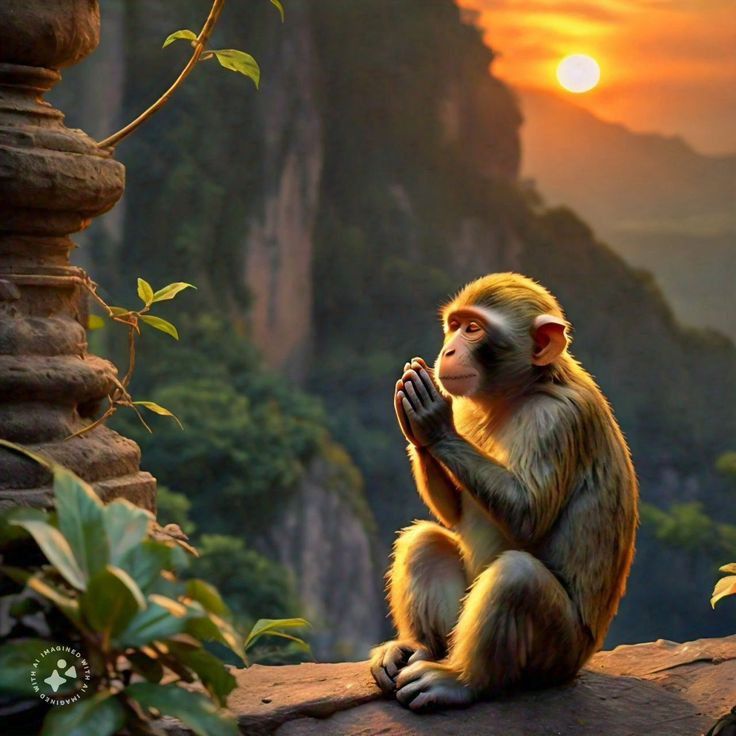 AI Monkey|| Background picture