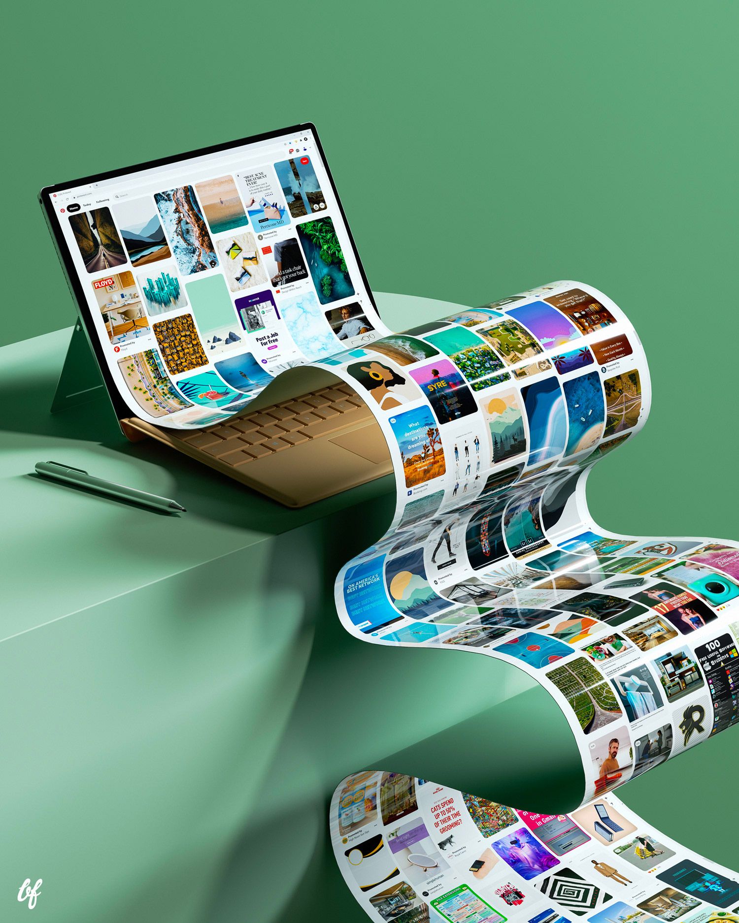 Never Ending Content: Digital Art by Ben Fearnley | Inspiration Grid