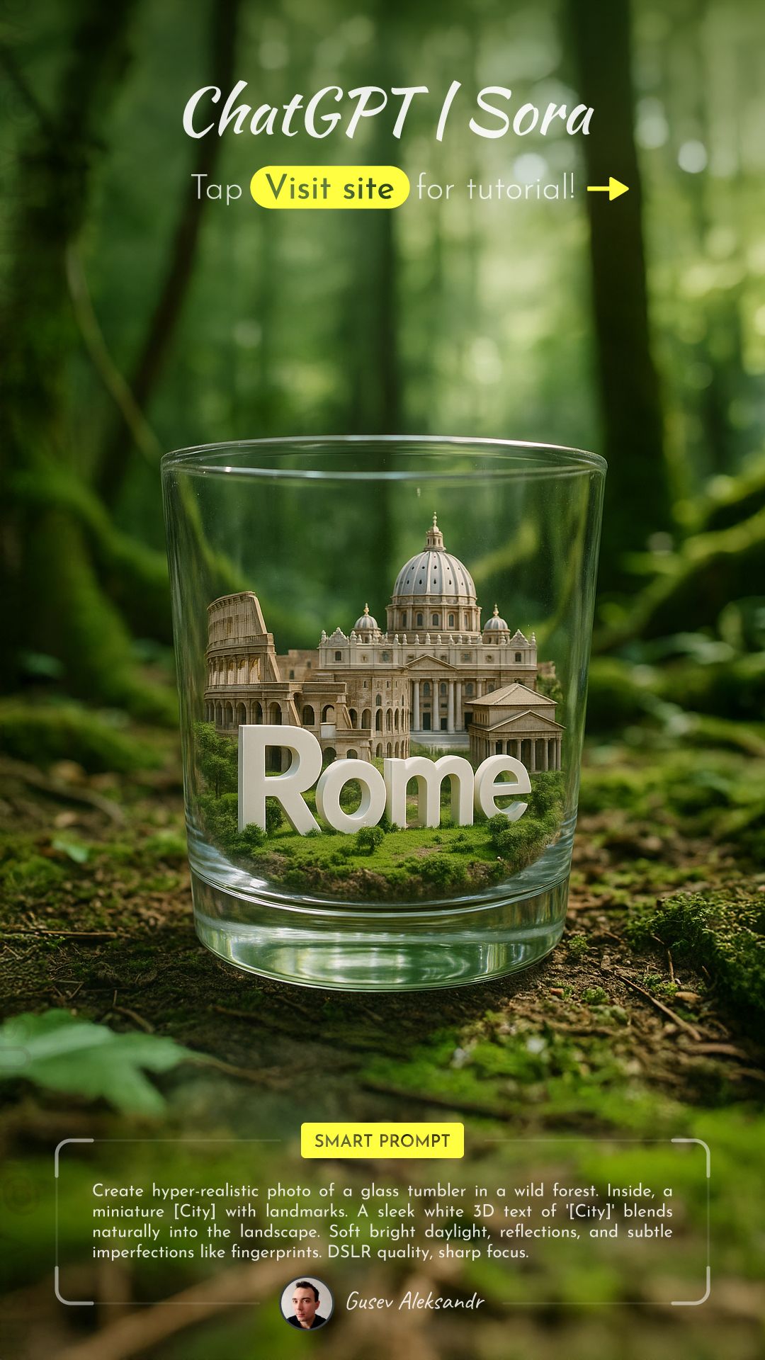 ChatGPT & Sora | The City in a Glass Dome