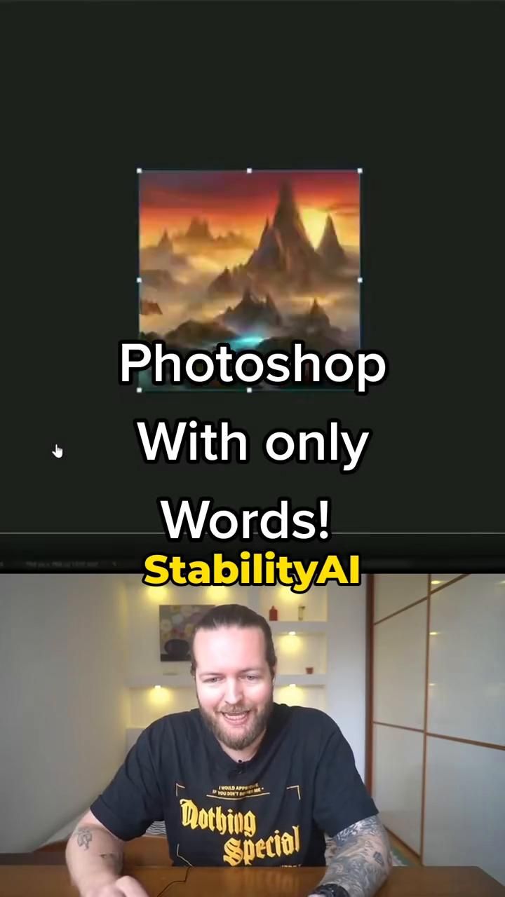 How to photoshop with only words #chatgpt #ai #artificialintelligence #midjourney #openai #aiart #ai