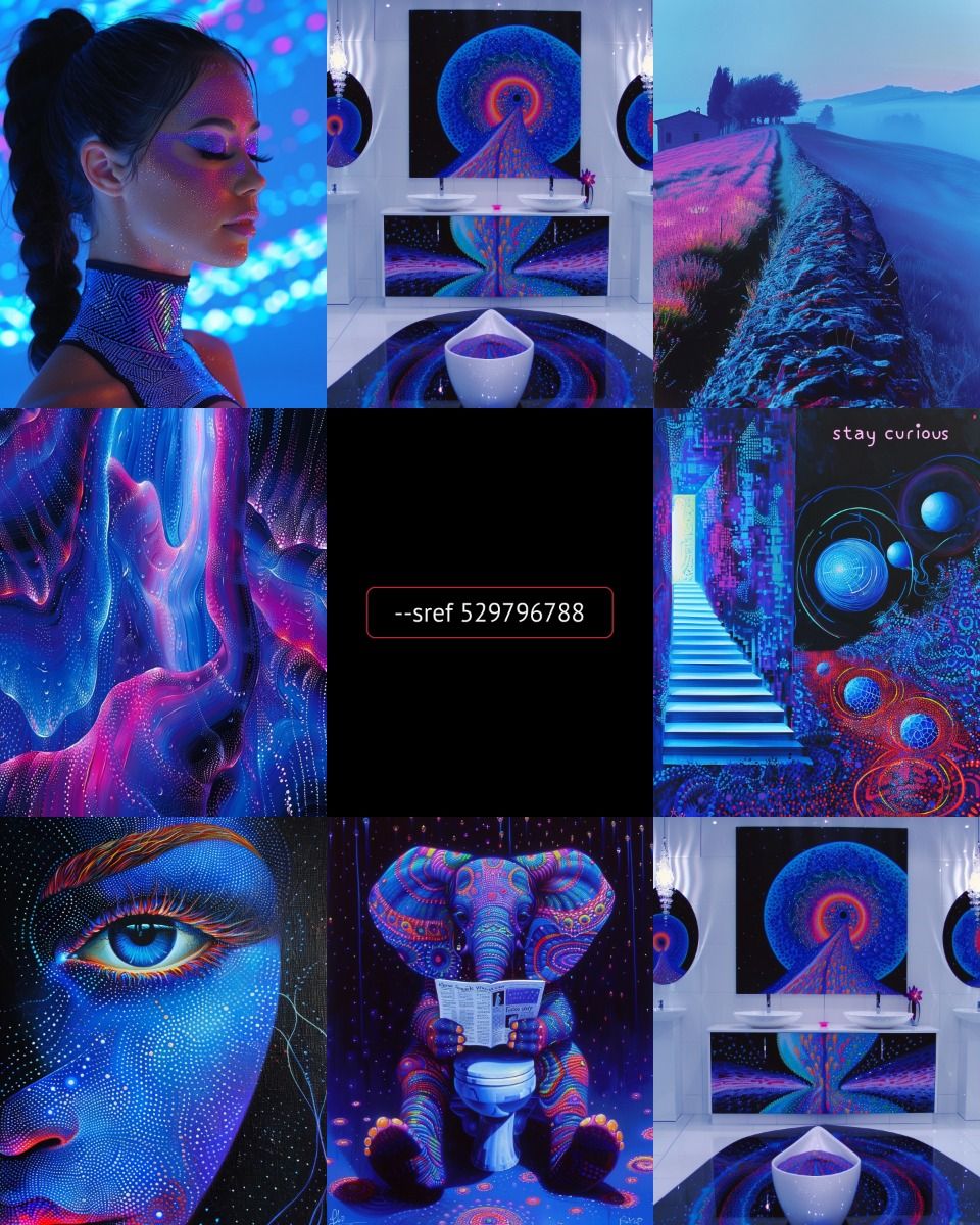 Cosmic Midjourney AI style reference