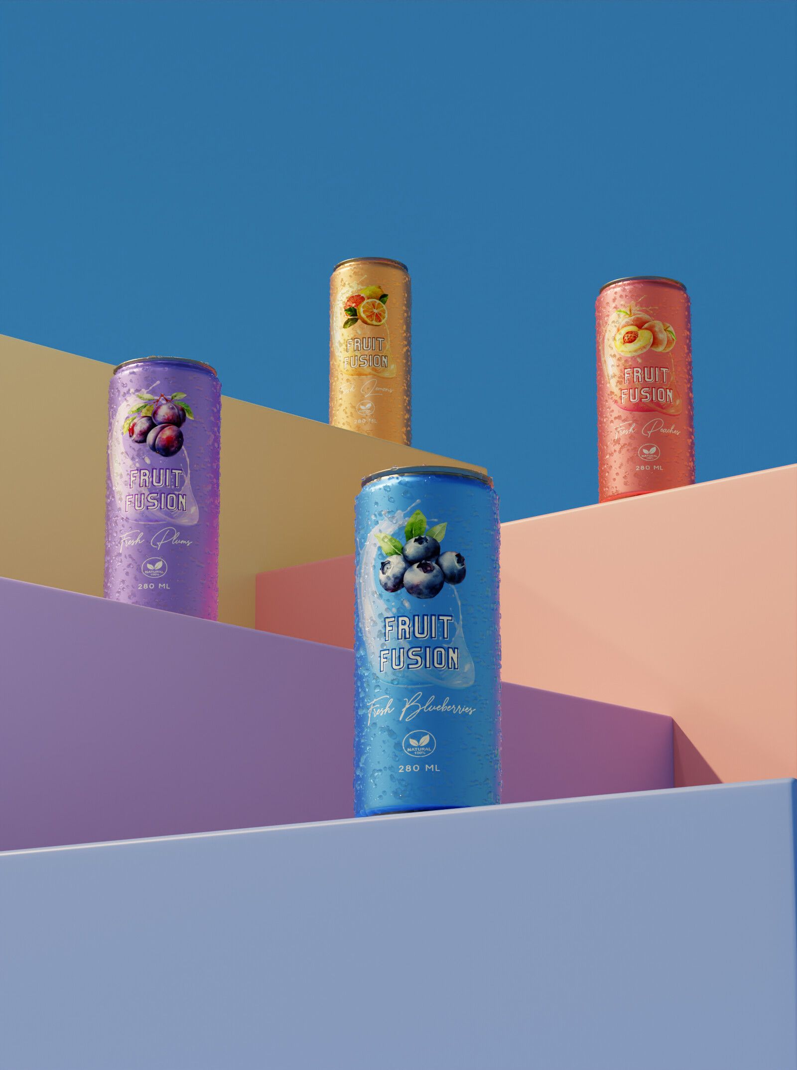 Drink Commercial Mockup, Gizem Kocaoğlu