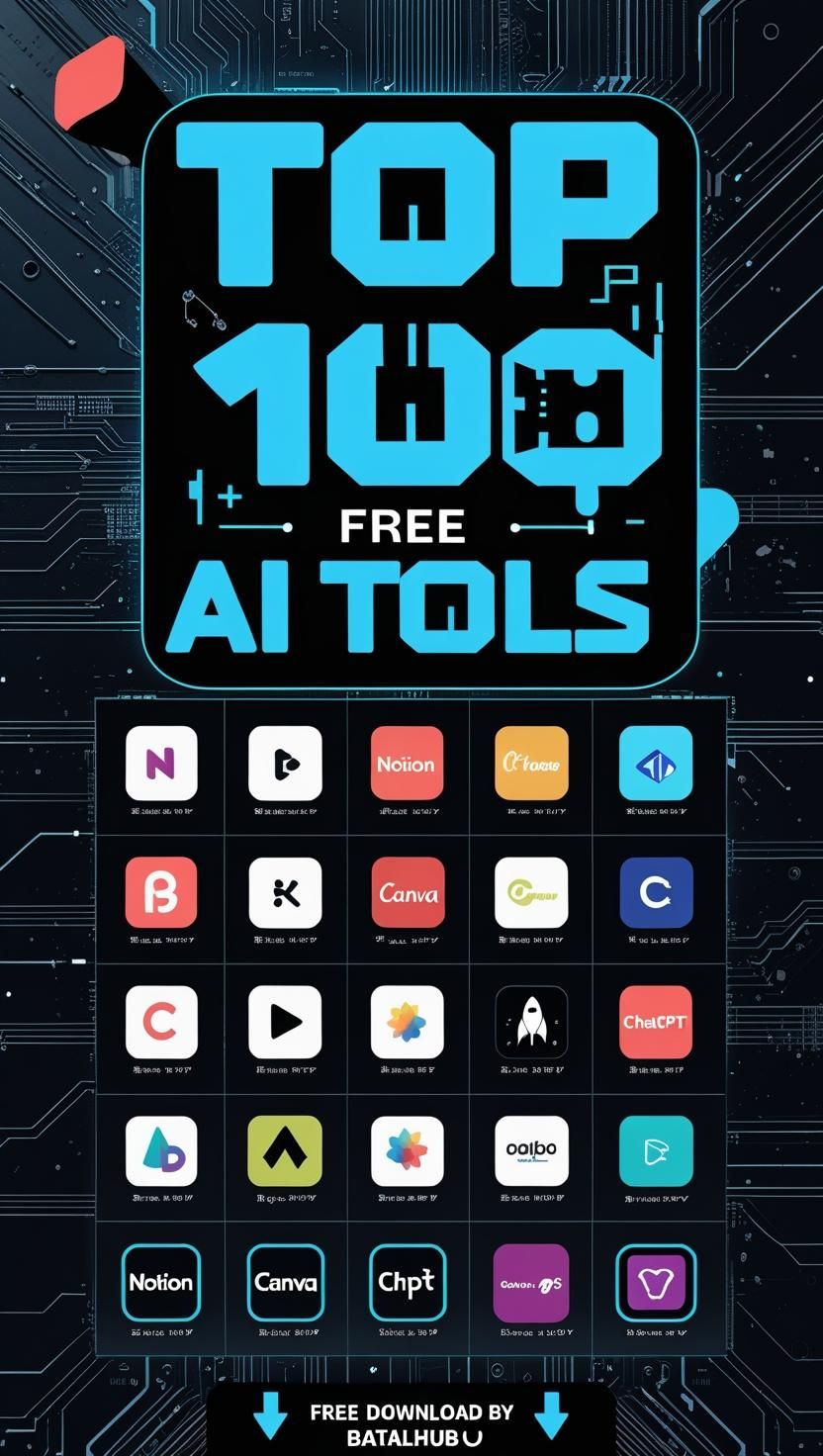 Top 100 Free AI Tools for Creators & Entrepreneurs 🚀