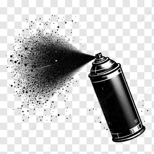 3d Black Spray Is On Transparet Background, Black Spray, Black PNG Transparent Image and Clipart for Free Download