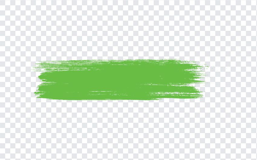 Green Brush Stroke PNG