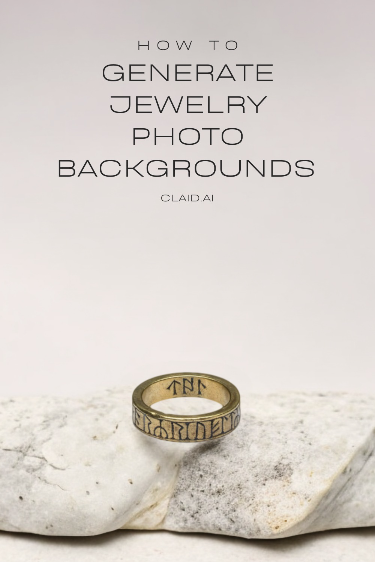 How to Generate Jewelry Photo Backgrounds With AI – A Guide to Product Photos for eCommerce Using AI