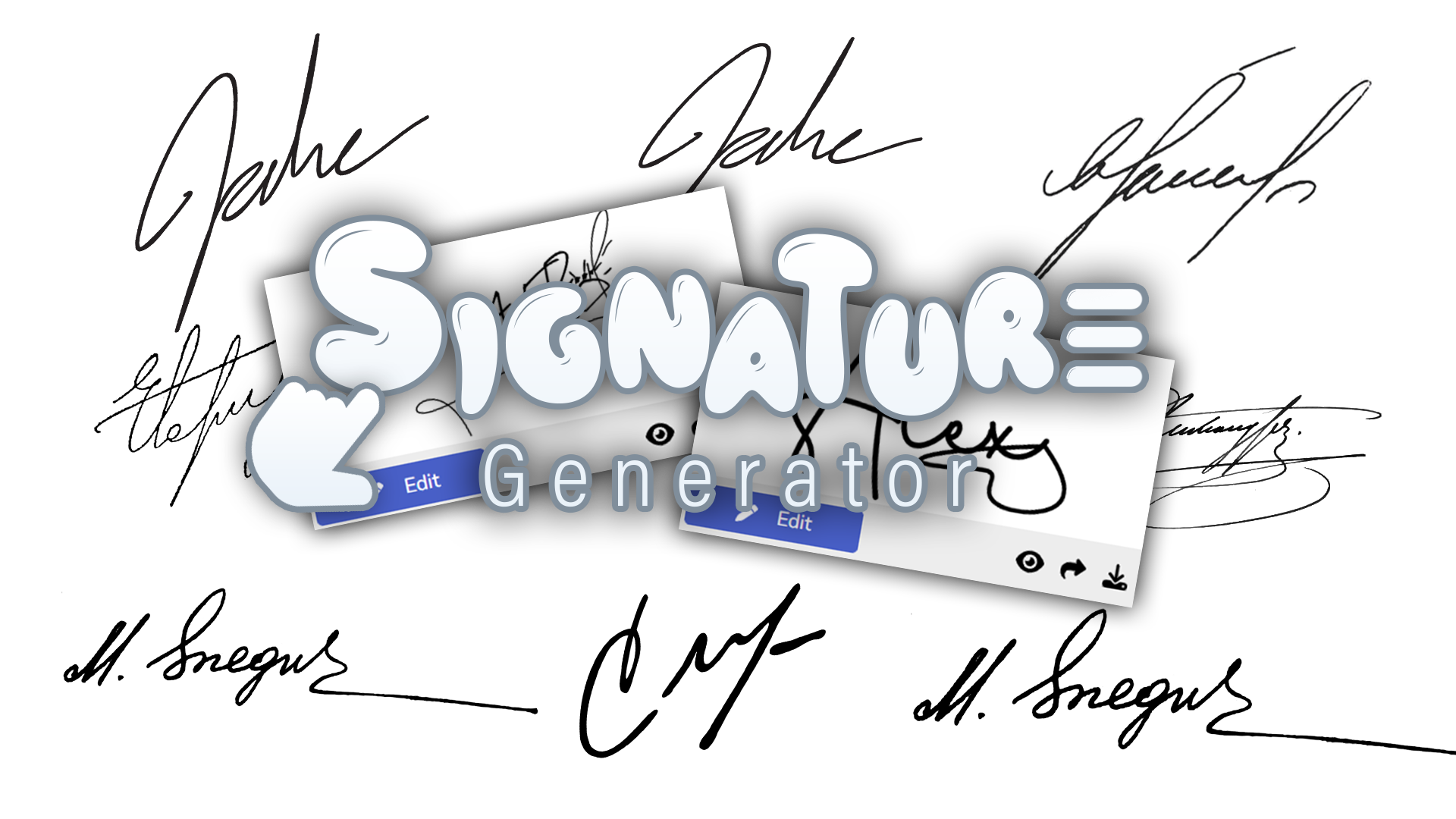 Generador de firmas 🖊️ Crea una firma única