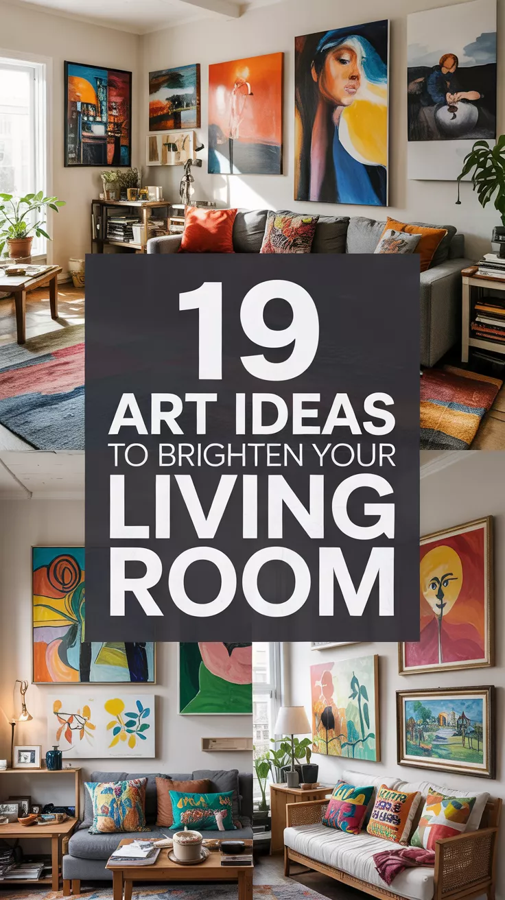 19 Fun Art Ideas to Brighten Up Your Modern Living Room (You’ll Really Like #5!)