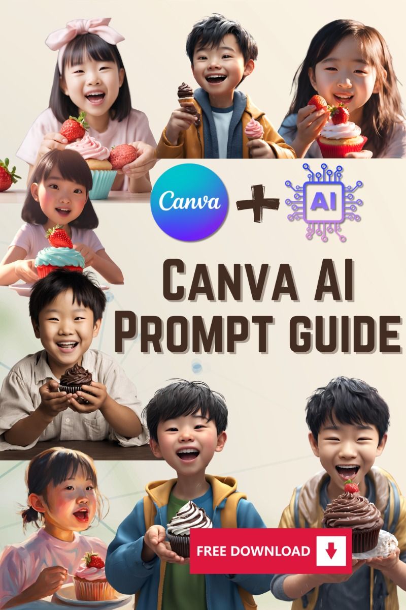 FREE 27 Pages Canva AI Prompt Guide – Canva Magic Studio