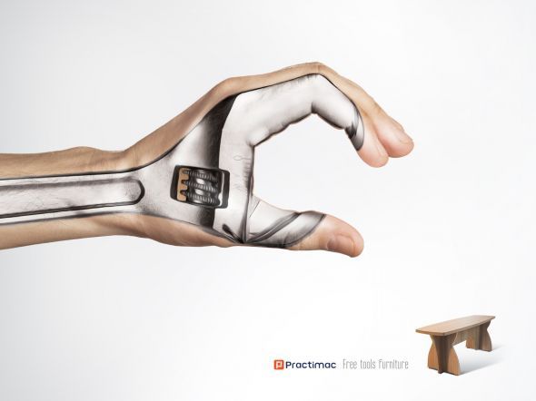 Practimac: Wrench, Drill • Ads of the World™ | Part of The Clio Network