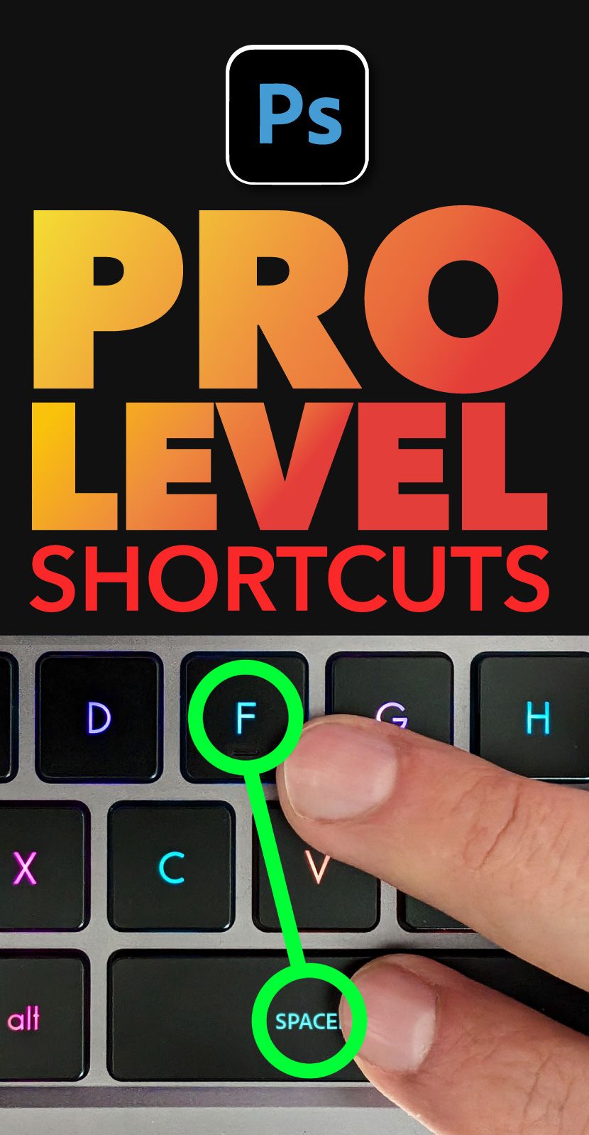 65+ Pro-Level Photoshop Keyboard Shortcuts You’re Not Using!