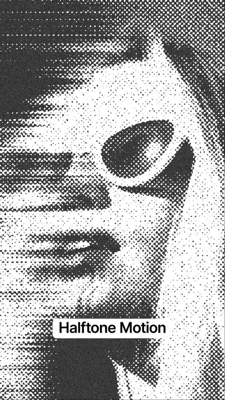 Halftone Motion Blur effect in Photoshop