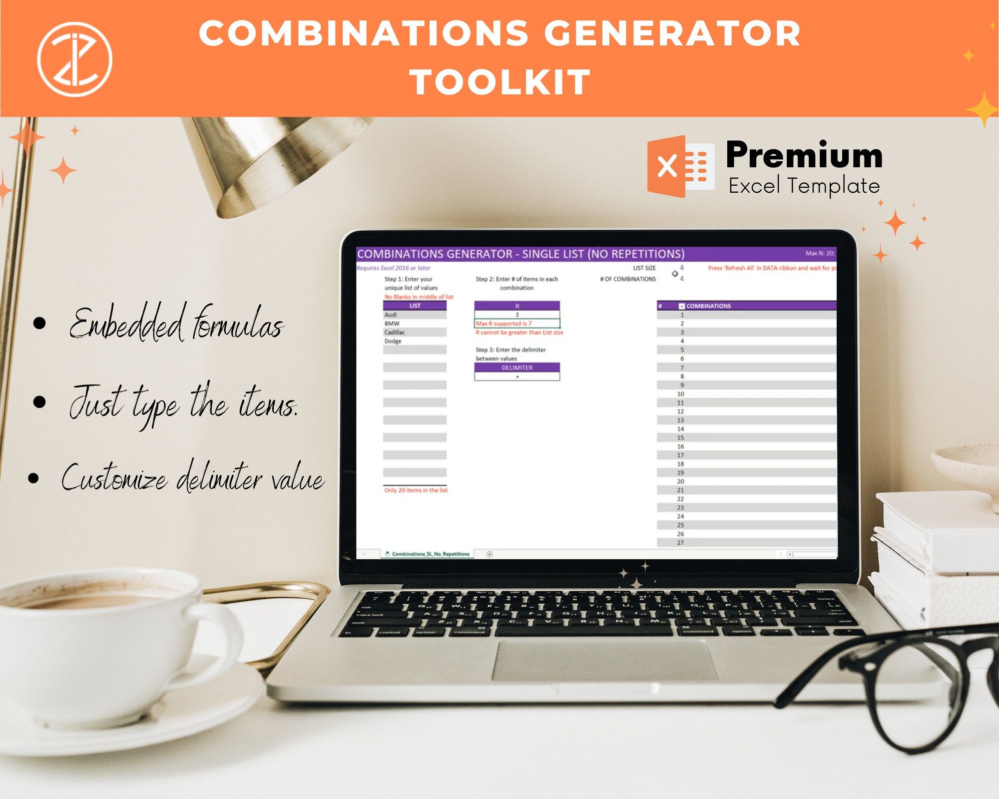 Générateur de combinaisons | Générateur de mots de passe | Générateur de nombres Excel | Outil de visualisation des données | Générateur de combinaison aléatoire Excel