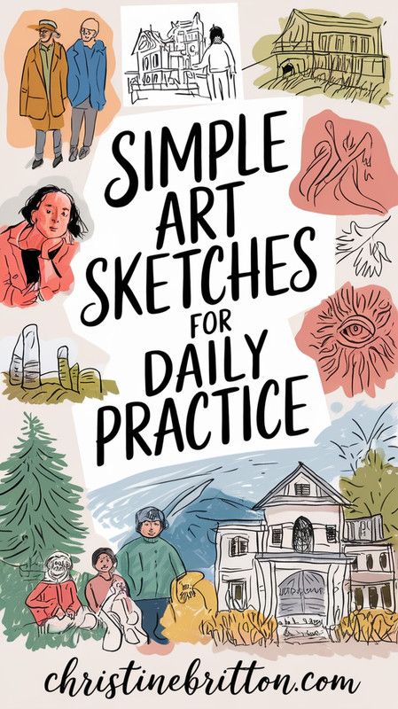 Art Sketch Practice – Fun, Fast & Skill-Building Ideas! 🖋️💡