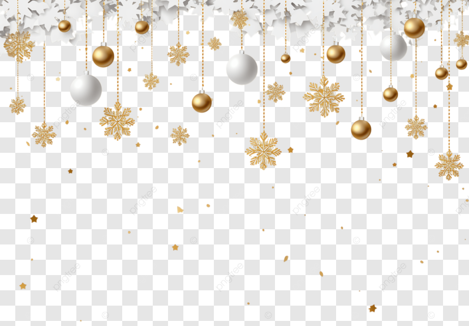 Elegant Christmas Ornament Border Clipart, Christmas Ornament, Vector, Clipart PNG Transparent Image and Clipart for Free Download