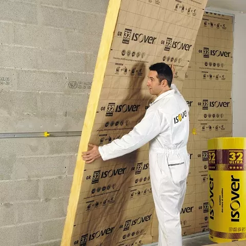 Isolation intérieure des murs par doublage thermo-acoustique