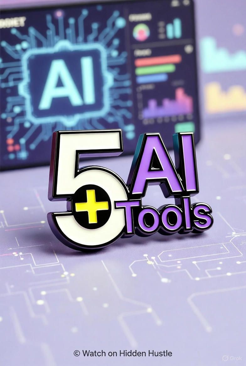 5 FREE AI Tools That Do The Hard Work For You (Perfect for YouTube Creators!)