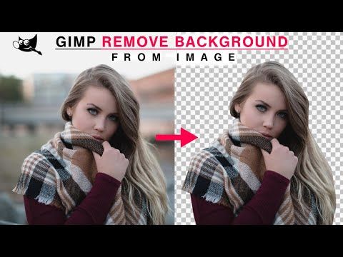 How to remove background in gimp | Gimp remove background from image | Gimp tutorial in hindi