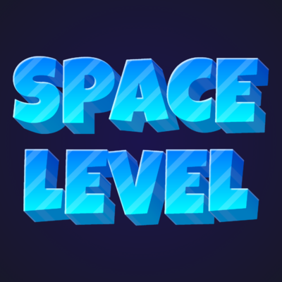 Texto 3D espacio ultraterrestre azul | Generador de efectos de texto