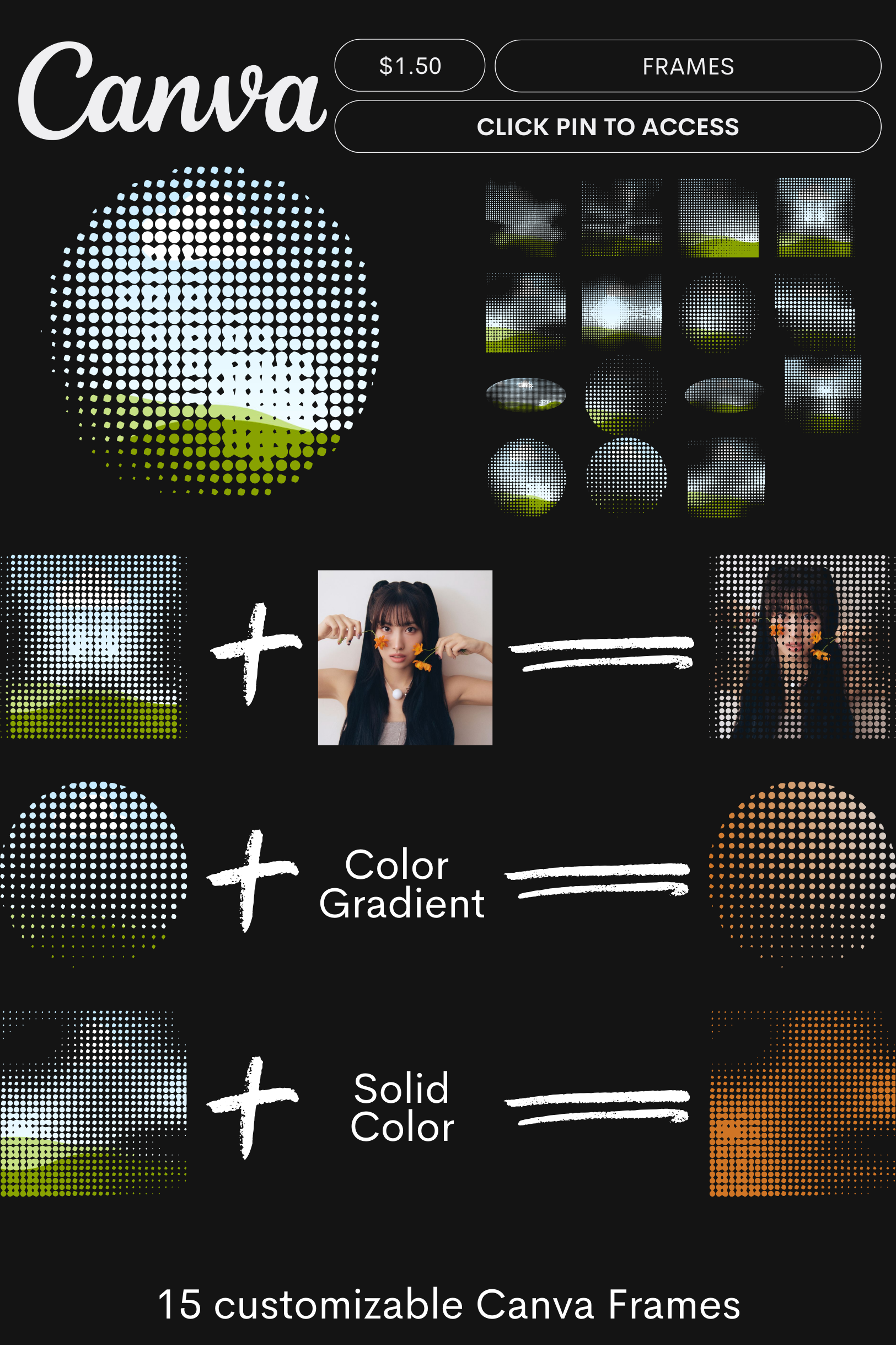 Canva Edges | Dots | Pattern | Flair | Mark | Layout | Circular | Creative