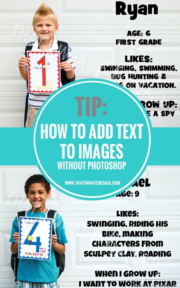Add Text to Images without Photoshop!