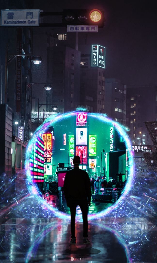 Neon City Portal