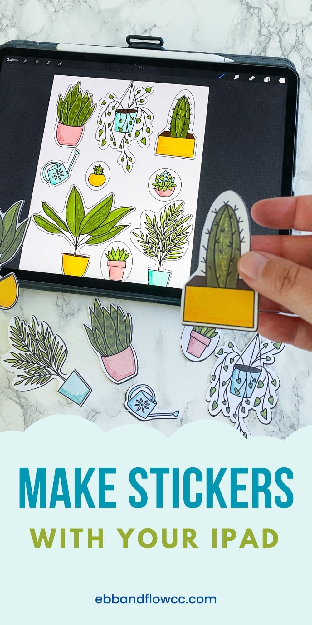 How to Make Stickers with Procreate