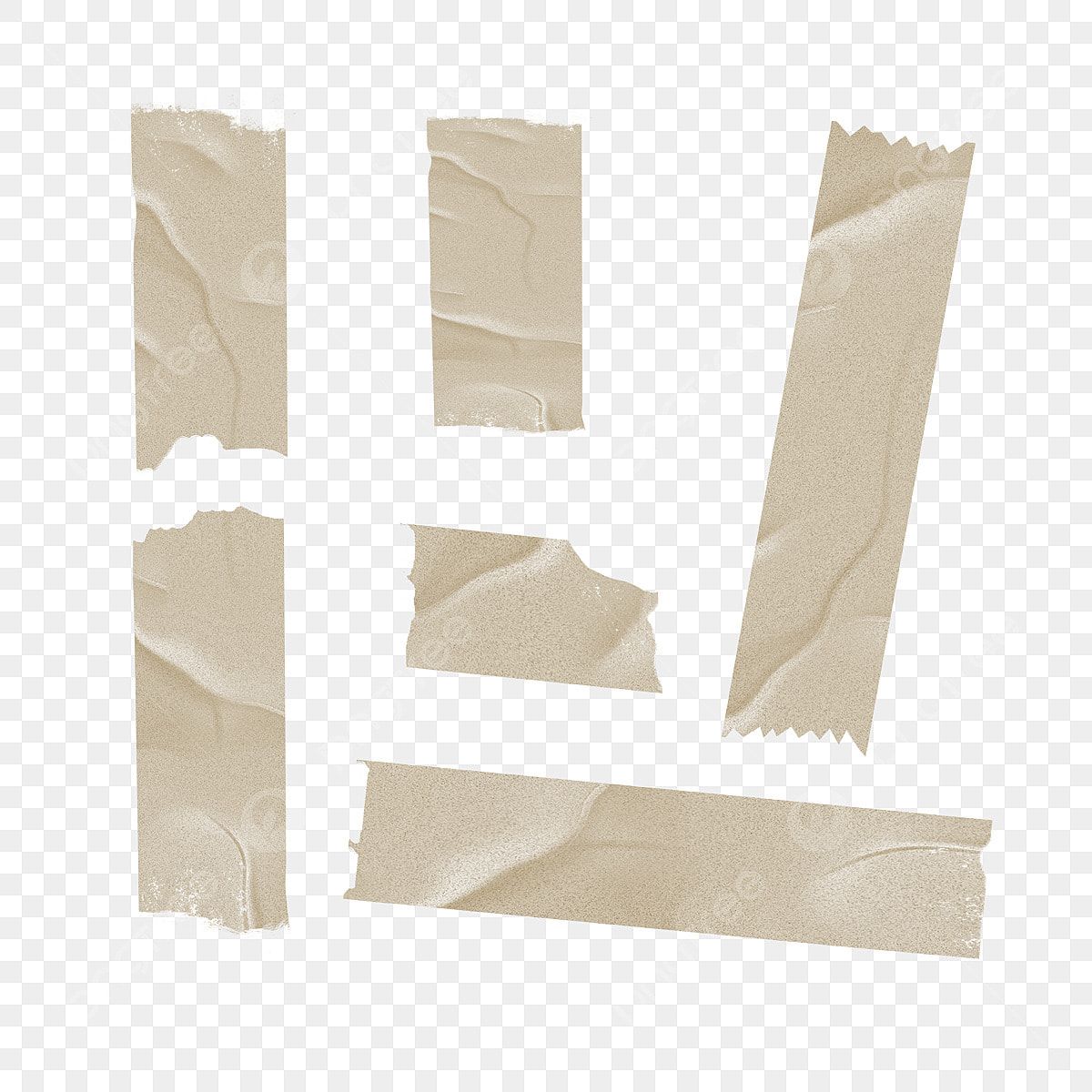 handmade old paper texture retro tape adhesive tape patch tape patch paste png