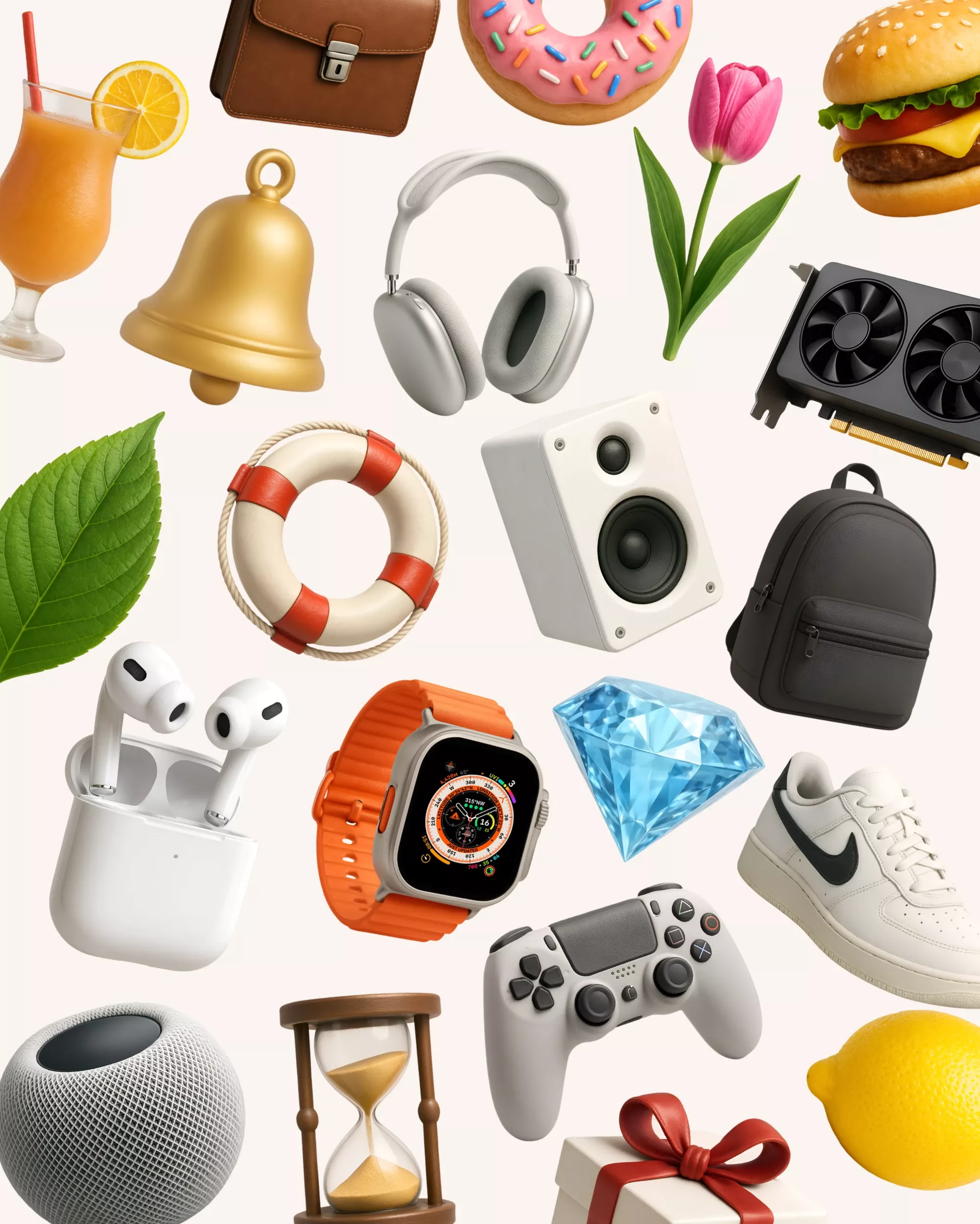 3D hyper realistic icon pack