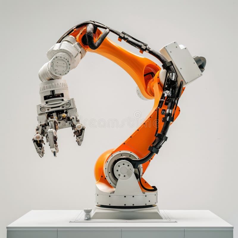 Industrial Robot Arm royalty free stock images