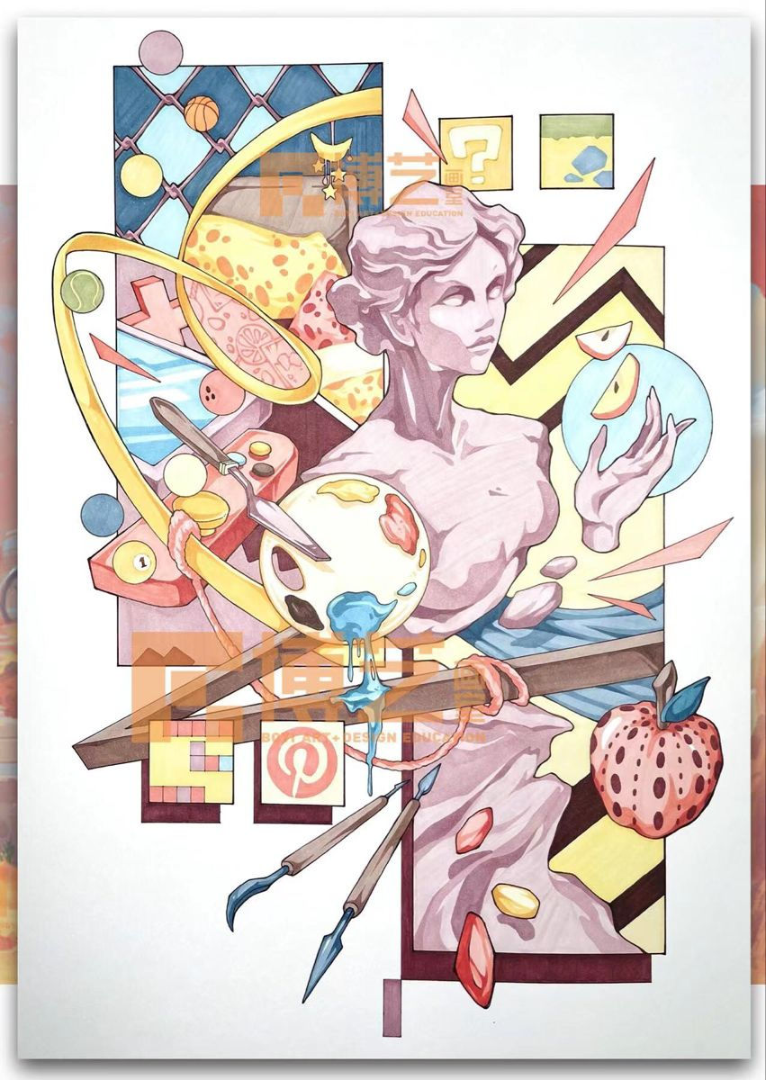 painting marker art references