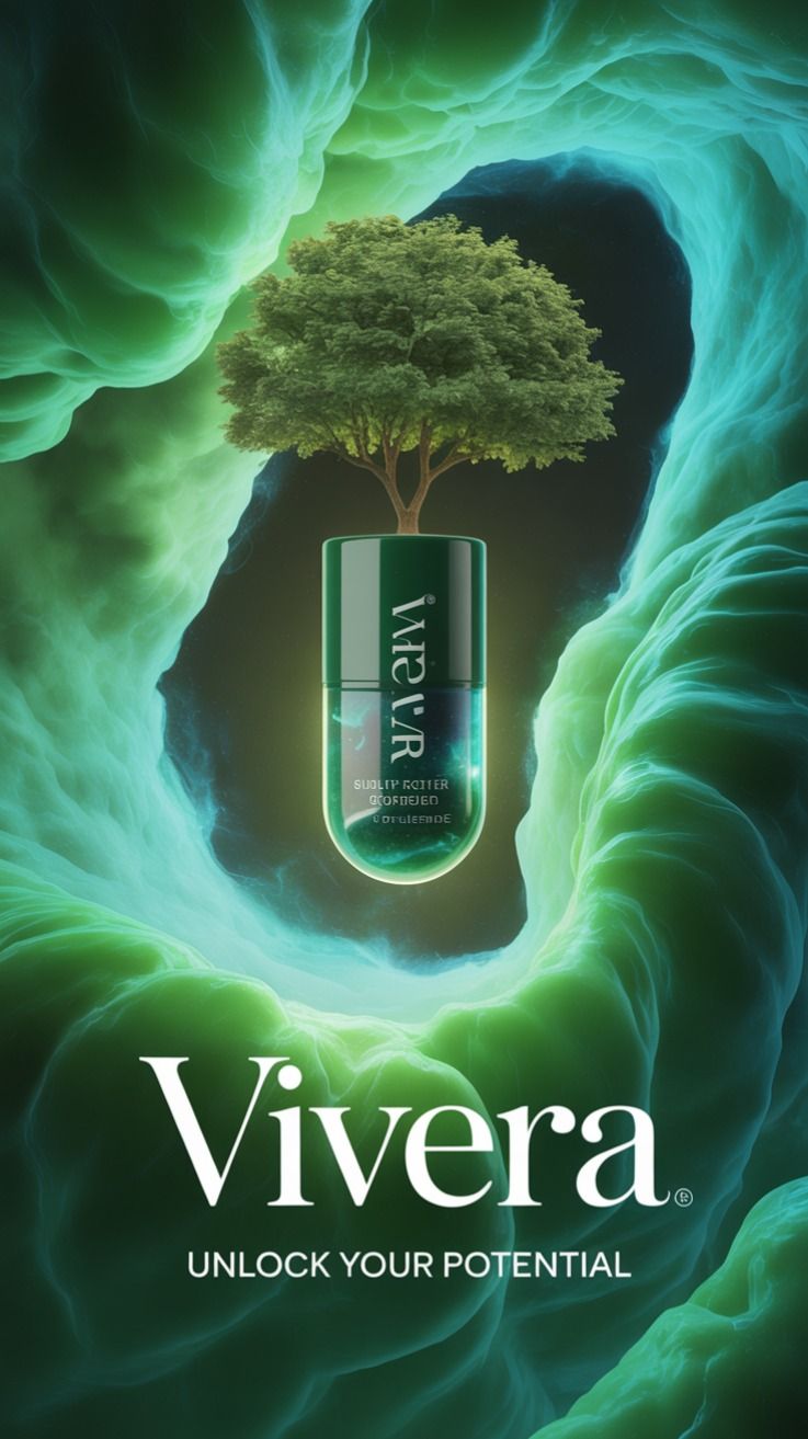 Nature-Powered Capsule Design – Futuristic Wellness Vision by VIVERA 🌱💊