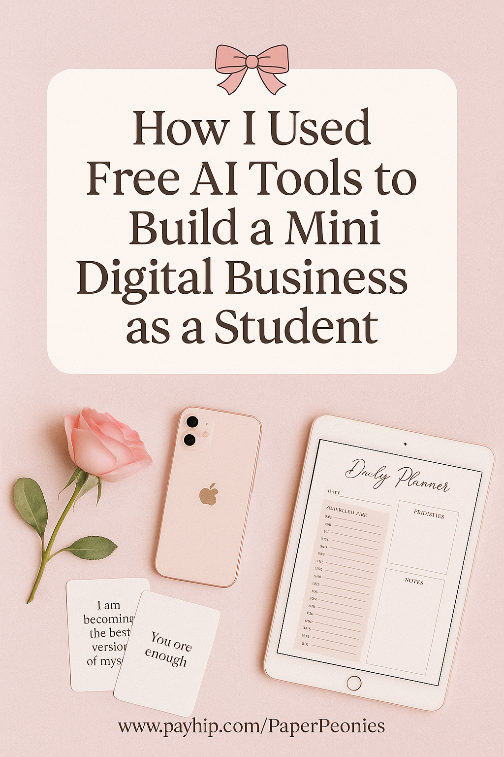How I Started a Digital Business Using Free AI Tools as a Student