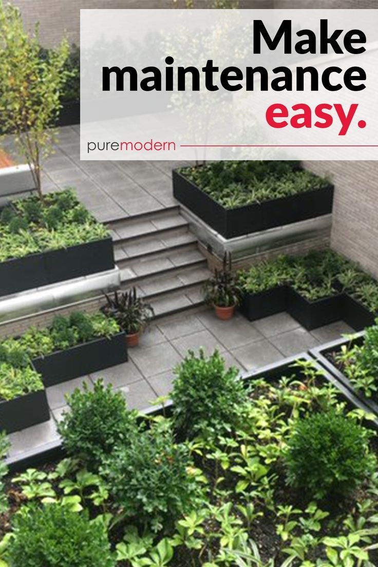 Modular Planters Best for Maintenance