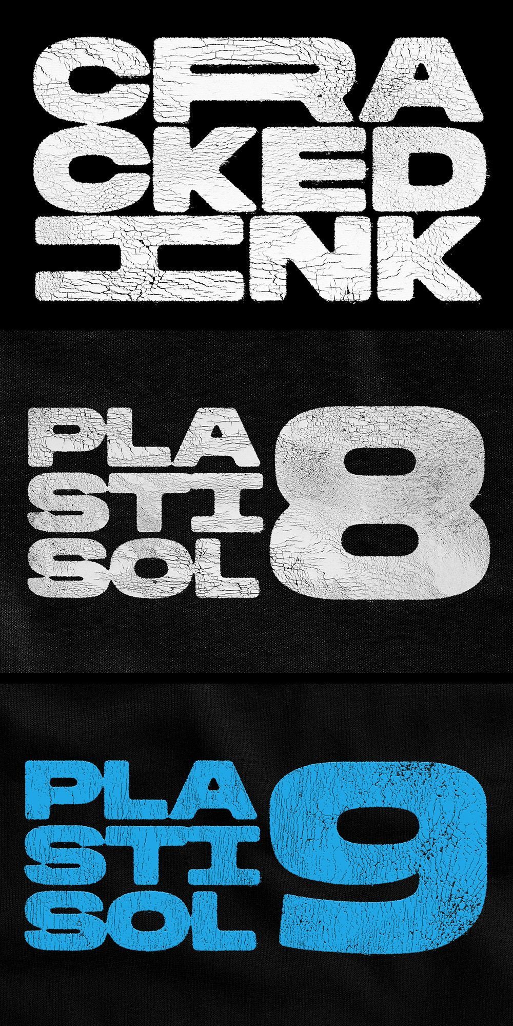 Plastisol Textures: Vintage Design