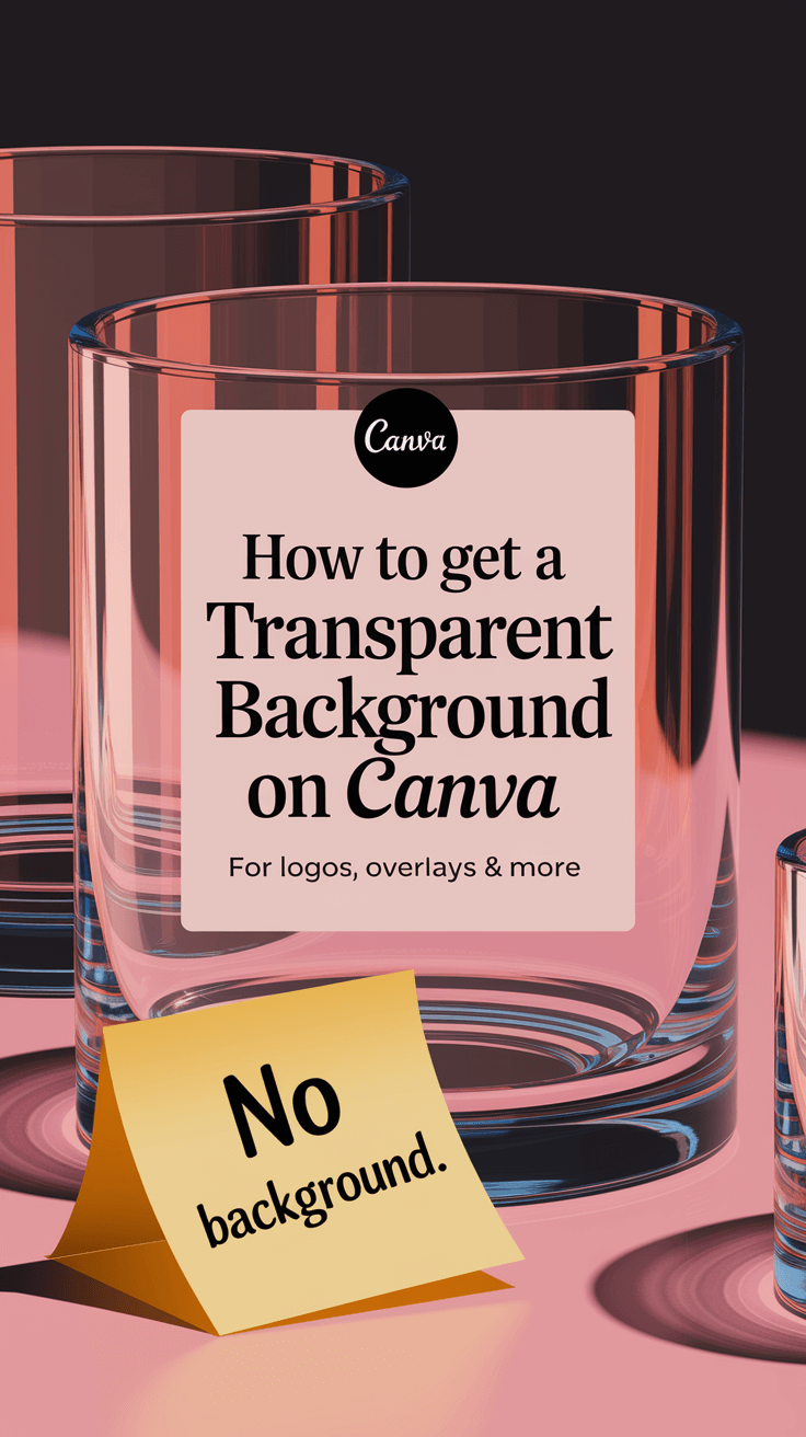 How to Get a Transparent Background on Canva (For Logos, Overlays & More)
