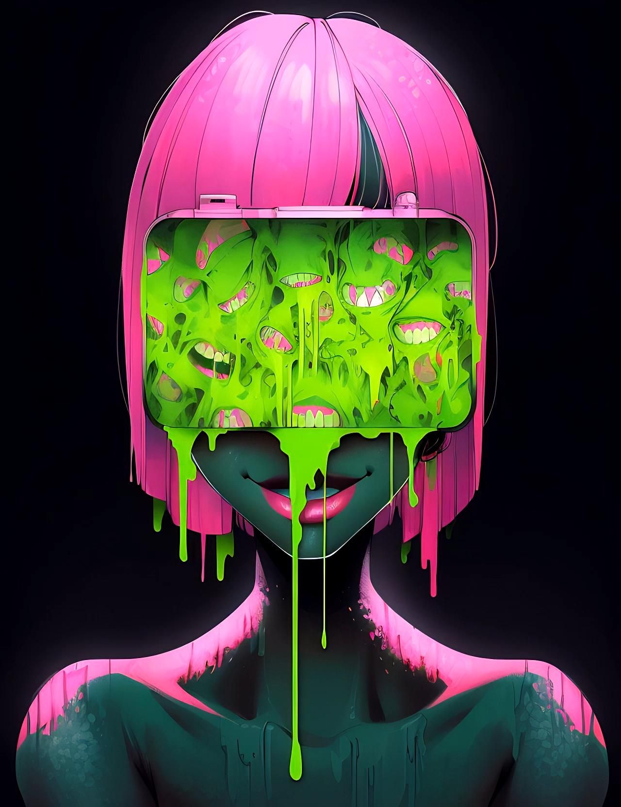 👹👹Melting through the graffiti monster Ave. 😈