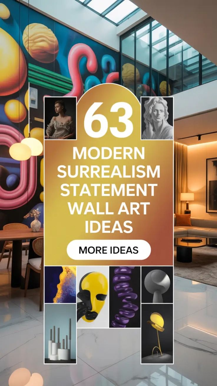 63 Modern Surrealism Statement Wall Art Ideas 🎨✨