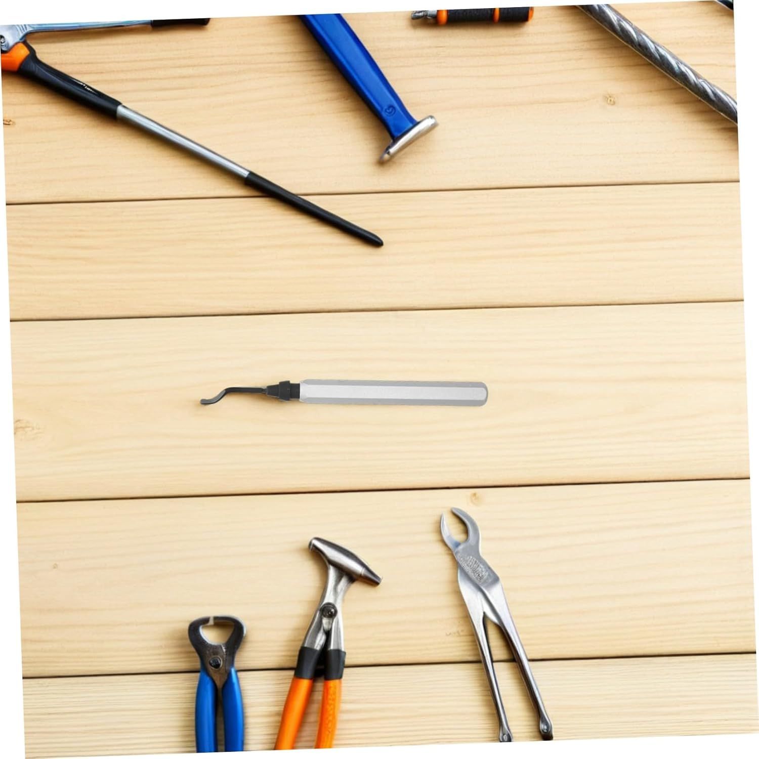 Ensemble de 10 outils industriels pour le chanfreinage et la coupe des métaux, outil d’ébavurage, argent