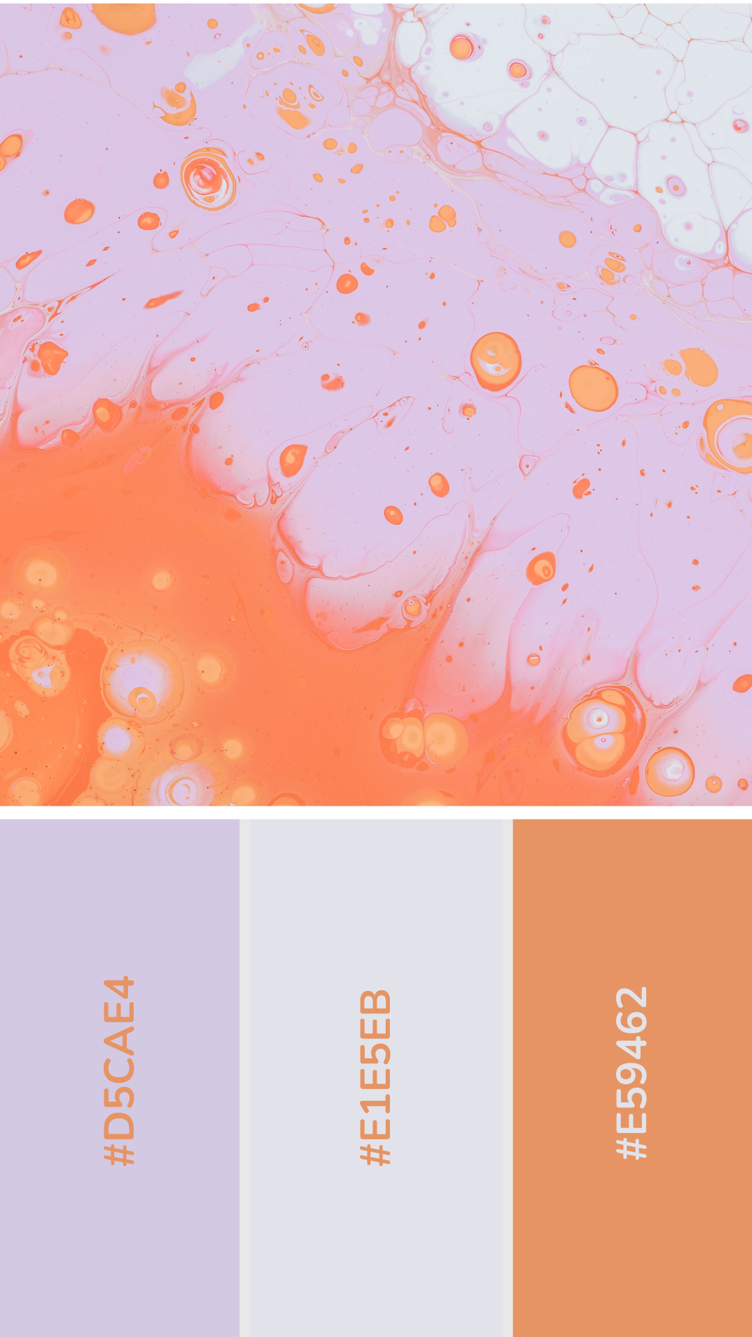 Lilac, gray and orange color palette – Color Combinations You Need to Use in 2022