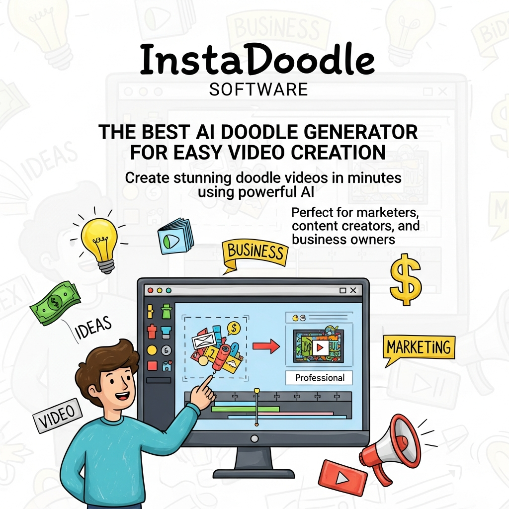 InstaDoodle Software Review: The Best AI Doodle Generator for Easy Video Creation
