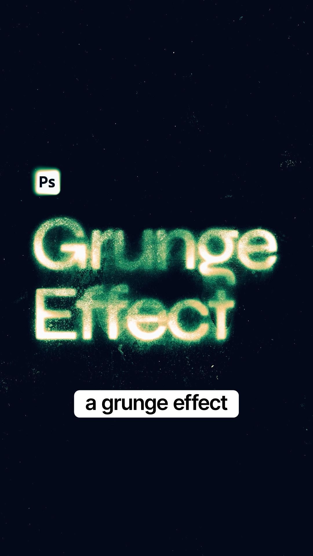 Create a grunge effect in Photoshop!