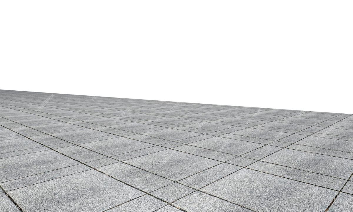 Realistic outdoor floor covering