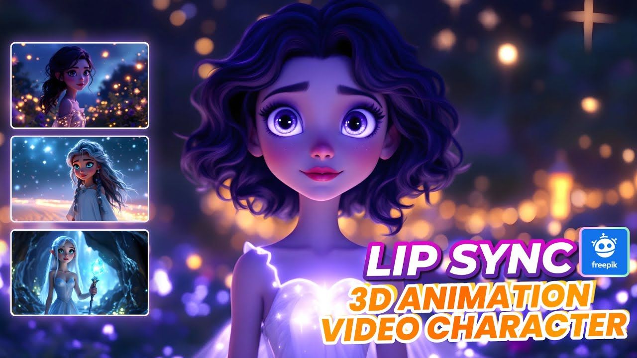 New Full Course – How to Lip Sync 3D Animation Video Story with Pikaso Freepik AI