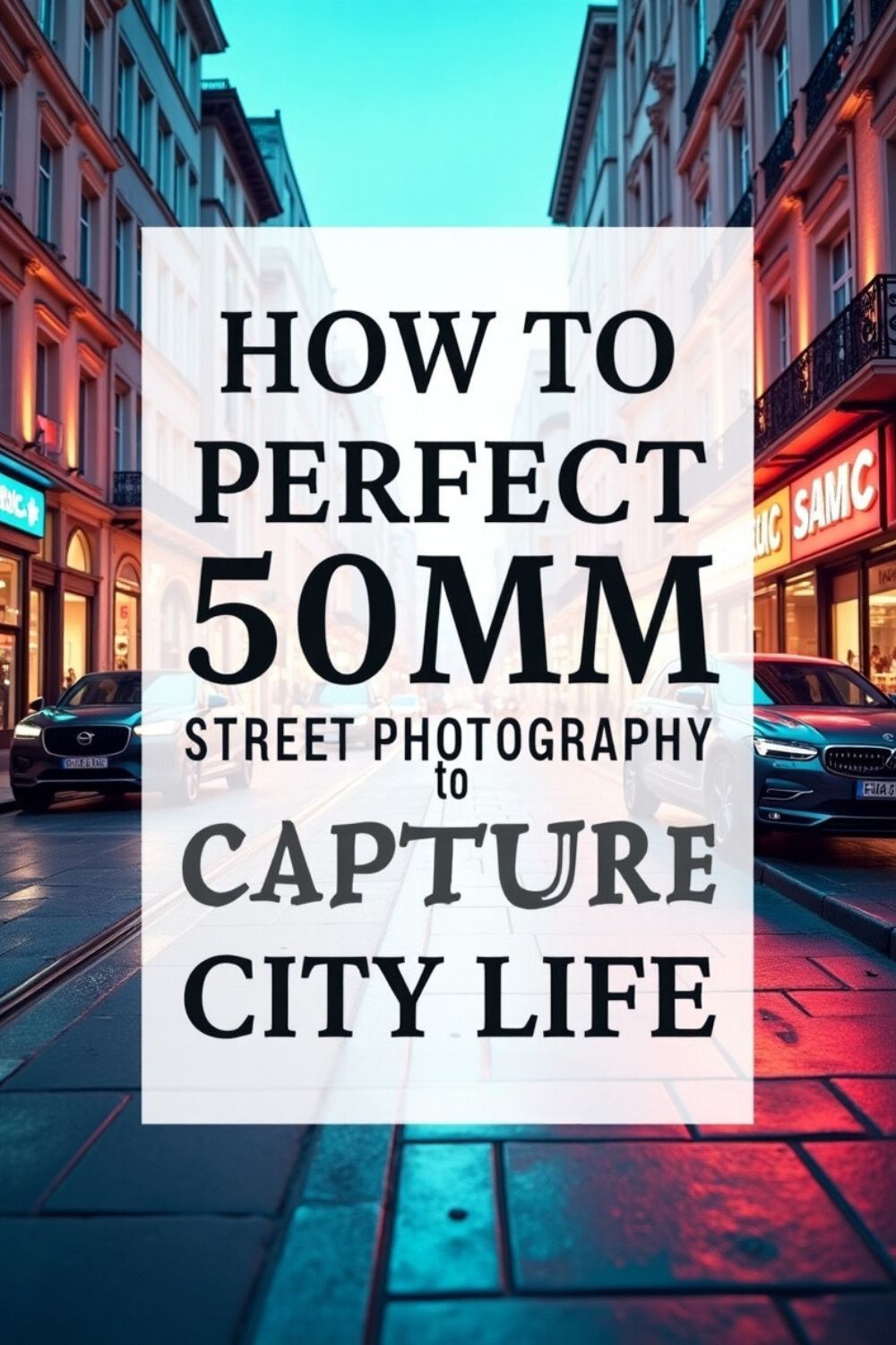 How to Perfect 50mm Street Photography to Capture City Life