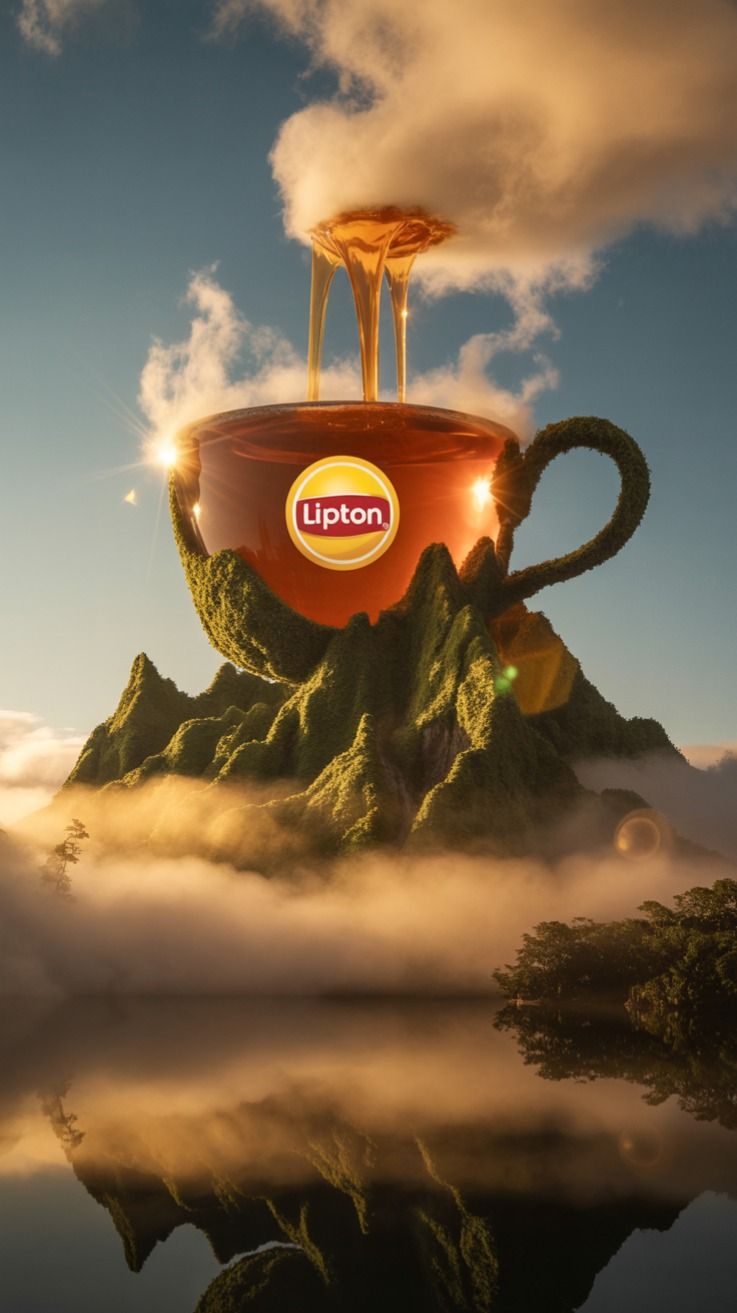 Lipton Tea Fountain — Pouring Sunshine
