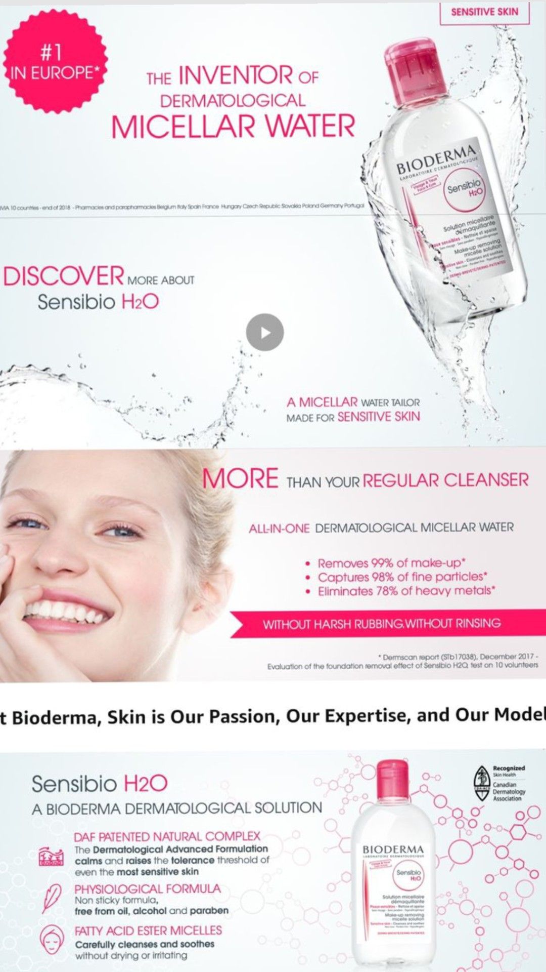 Bioderma MICELLAR WATER 🩷
