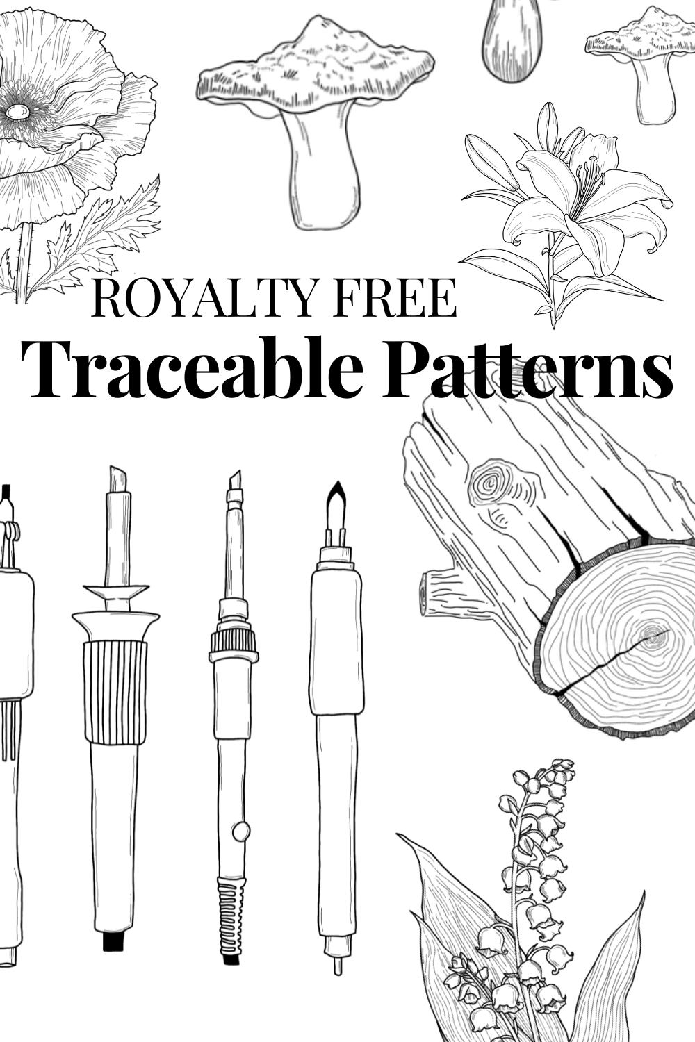 Pyrography Templates